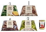 Tre Marie Panettone Probierpaket – 4 Sorten: Pistaziencreme, Caffè & Cioccolato, Re...