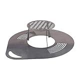 UNUS Grillplatte Bratplatte Feuerplatte Grillzubehör Feuerstelle 60 cm...