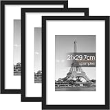 upsimples 3 Pack Bilderrahmen A4, Bilderrahmen Kinderzeichnungen A4，Picture Frame...