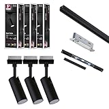5227 Paulmann Bundle URail LED Schienenspot Tubo Schwarz Schienensystem erweiterbar