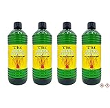 Bluecraft 4X Till Brennspiritus 1 Liter, Reiniger und Brennstoff, 94% Ethanol,...