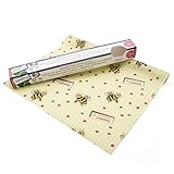 beeskin Bienenwachstuch Rolle zum Frischhalten & Aufbewahren von Lebensmitteln –...