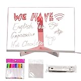 Maodom LED Notiztafel Mit Farbauswahl | Glühende Notiztafel,Malfläche Für Kreative...