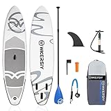 Karlak Aufblasbares Stand Up Paddle Board Rutschfestes für alle Könnerstufen Surfbrett...