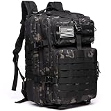 GUJOIN 50L Strapazierfähiger Nylon Wasserdichter Angeln Jagdrucksack Outdoor Militär...