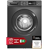 Telefunken Waschmaschine 7kg | Frontlader 1400 U/Min. | Inverter Motor - Leise & Effizient...