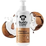 2in1 Hund Shampoo und Conditioner von Buddycare (500ml) - Praktisches...