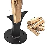 Robuster manueller Holzspalter für Brennholz und Anzündholz, effizienter Holzspaltkeil