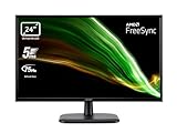 Acer EK240YC Monitor, Schwarz, 23,8 Zoll (60 cm Bildschirm) Full HD, 75Hz, 5ms (G2G), HDMI...