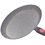 Nice Cooker Roc-Tec® Fischpfanne, oval, 38 cm, echte Steinpartikel, antihaftbeschichtet,...