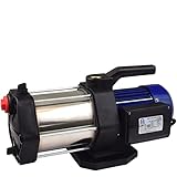 Agora-Tec® AT-Kreiselpumpe-5-1300W, 5 stufige Kreiselpumpe mit max: 5,6 bar und...