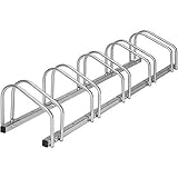 Fahrradständer für 3 Fahrräder Fahrradhalterung auf dem Boden Aufstellständer für...
