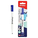 Kathay | Permanenter Textilstift, blau, konische Spitze 1 mm, perfekt zum Anpassen von...