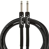 Fender Professional Series Gitarrenkabel, Hochwertiges Instrumentenkabel für E-Gitarre,...
