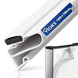 VIOKS Tür Dichtung Set 1300x700mm Weiß zum Selbstanfertigen - Dichtungsgummi mit...