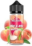 Belissia Shake and Make - White Peach - Hochdosiertes Lebensmittel Aroma 10ml mit...