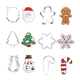 Keksstempel-Set für Weihnachten, Keksstempel für Weihnachten, Keksausstecher mit...