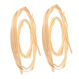 PAMINGONO 4 Stück Flexible Bambusstreifen Dünne Biegsame Webmaterialien für Korbmöbel...