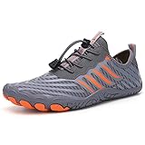 Teechodina Unisex Traillaufschuhe Herren Damen Wanderschuhe Barfußschuhe Laufschuhe Knit...