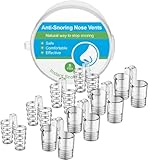 8 Stück Schnarchstopper, Anti Schnarch Nasenclip, Wiederverwendbares...