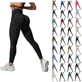 liangp Damen Elastische Leggins Damen Sport Nahtlose Blickdicht Leggings Kompressions Yoga...