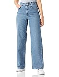 ONLY Damen Straight Leg Denim Jeans | High Waist Gerade Weite Hose | Wide Vintage Pants...