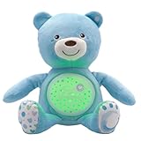 Chicco Kuscheltier Bär, Baby Spielzeug ab Geburt, Teddybär Plüsch, weicher Projektor...