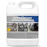 PLANTAWA Steinimprägnierung Außen Transparent 5L | Wasser- und schmutzabweisend |...