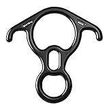 2win2buy 2win2buy Rescue Figure 8 Abseilgerät, Aluminiumlegierung 50KN Abseilgerät mit...