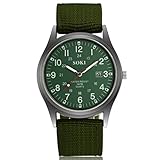 Herrengürtel Uhr Modekalender 2019 Nylon-Gewebte Herrenuhr Herren Armbanduhr...
