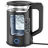 Wasserkocher,1,7 L Glaswasserkocher Schnurlos mit LED-Anzeigelampen, 3000W...