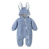 BOTCAM Mantel Warmer Baby-Dicker Säuglings-Schneeanzug mit Kapuze, Häschen, Overall,...