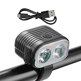 Fahrradlicht, LED, wasserdicht, Fahrradlicht, wasserdicht, Zubehör für Nachtfahrten,...