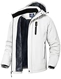 YSENTO Herren Winterjacke Wasserdichte Winddichte Skijacke Fleece Outdoor Softshelljacke...