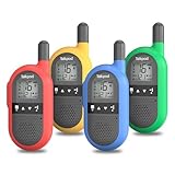 Talkpod Walkie Talkie 4er Set, Walkie Talkie Aufladbar für Erwachsene Kinder, 16 Kanäle...