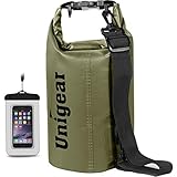 Unigear wasserdichte Tasche, wasserdicht, für Wandern, Kajakfahren, Angeln,...