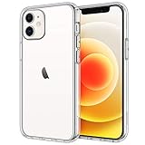 JETech Hülle für iPhone 12 Mini 5,4 Zoll, Nie Vergilbung Stoßfeste Stoßstange...