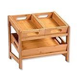 Kesper | Küchenregal, Material: Bambus, Maße: 39,5 x 26 x 35,5 cm, Farbe:...