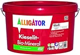 Alligator-Kieselit-Bio-Mineral - Wandfarbe weiß - Deckkraftklasse 1 - Innenwandfarbe...