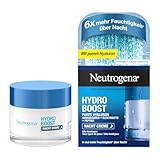 Neutrogena Hydro Boost Nachtcreme, regenerierende Gesichtspflege mit purer Hyaluronsäure,...