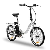 VecoCraft Nemesis E-Bike klapprad 20 Zoll, Elektrofahrrad mit StVZO Standard,...