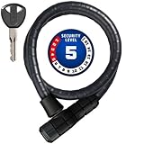 ABUS Kabelschloss Microflex 6615K/85 - kompaktes Fahrradschloss für günstige Zweiräder...