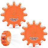 CJBIN Warnleuchte Auto, 2 Stück Wasserdichte Warnlicht für Auto,...