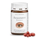 Augenfit-Kapseln mit Lutein, Carotinoiden, Zeaxanthin, Zink, Selen, Inhalt 90...