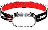 Blukar Stirnlampe LED Wiederaufladbar, Superhell Kopflampe Stirnlampe Dimmbar mit Rotlicht...
