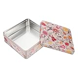 PERSELOSO Europäischen Stil Blechaufbewahrungsbox für Süßigkeiten und Snacks Kleine...