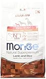 Monge Natural Superpremium ADULT MINI LAMB AND RICE, Hundefutter für alle...