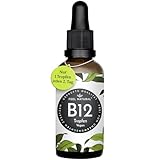 Vitamin B12-50 ml (900 Tropfen) - 500µg pro Tropfen - Vegan & hochdosiert - mit...