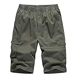 Generisch Sommer Shorts Herren Cargo Kurze Hosen Herrenshorts Leichte Luftige Sommershorts...