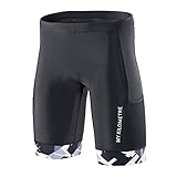 MY KILOMETRE Triathlon Shorts Herren – Professionelle Radhose mit Kordelzug,...